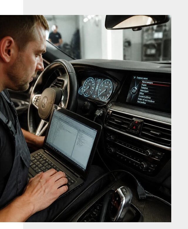 Русификация приборной панели BMW для авто в Тольятти от компании